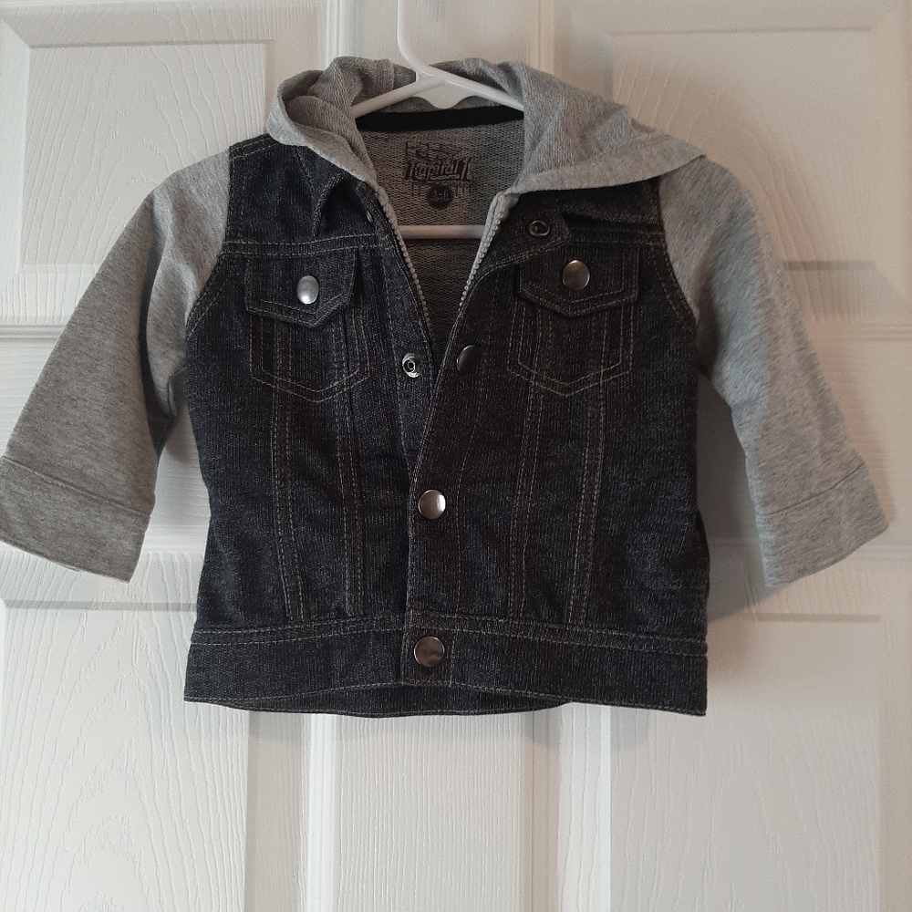 Fall sweater Jean jacket 3-6 month
